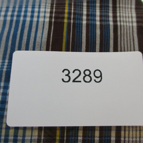 True Religion Shirt Mens 3XL Brown Blue Plaid Pearl Snap Button Western Pockets - Picture 11 of 11